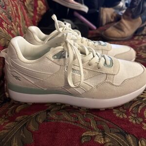 Reebok Drive Men's Tennis Shoes Sneakers US Men 9 Women's 11 Chalk Green